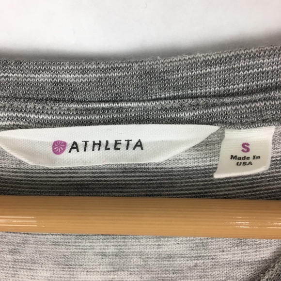 Athleta Gray Layered Cutout Back Tank Top Size S - Picture 4 of 8